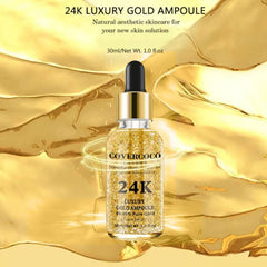 Covercoco London Facial Collagen Moisturizing Firming Anti-Aging Anti-wrinkles Whitening Face Skin Care 24K Gold Serum victoriastore.com.pk
