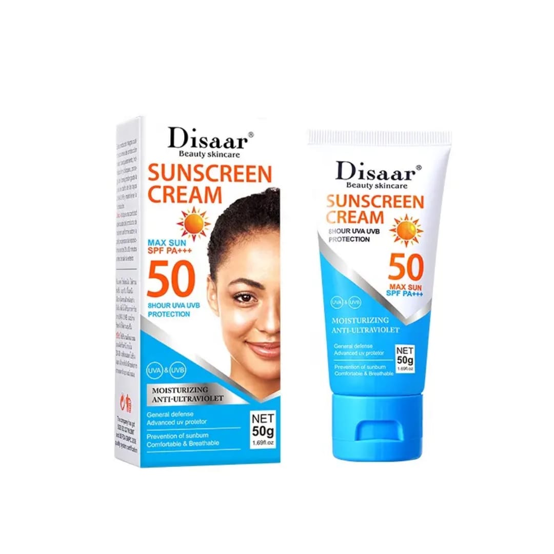 Disaar SPF50 Aloe Vera Sunscreen – UVA UVB Protection victoriastore.com.pk