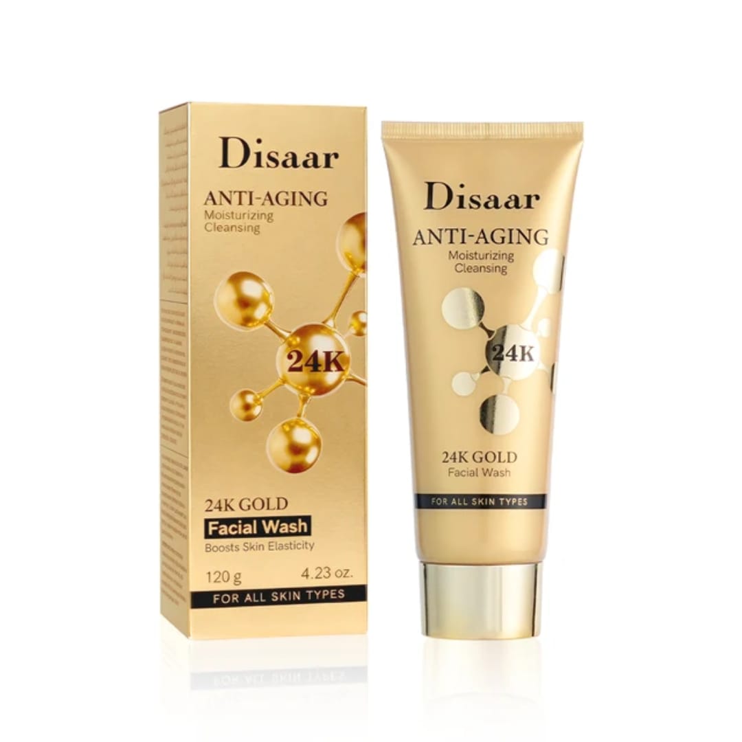 Disaar 24K Gold Anti-Aging Facial Wash 120g victoriastore.com.pk