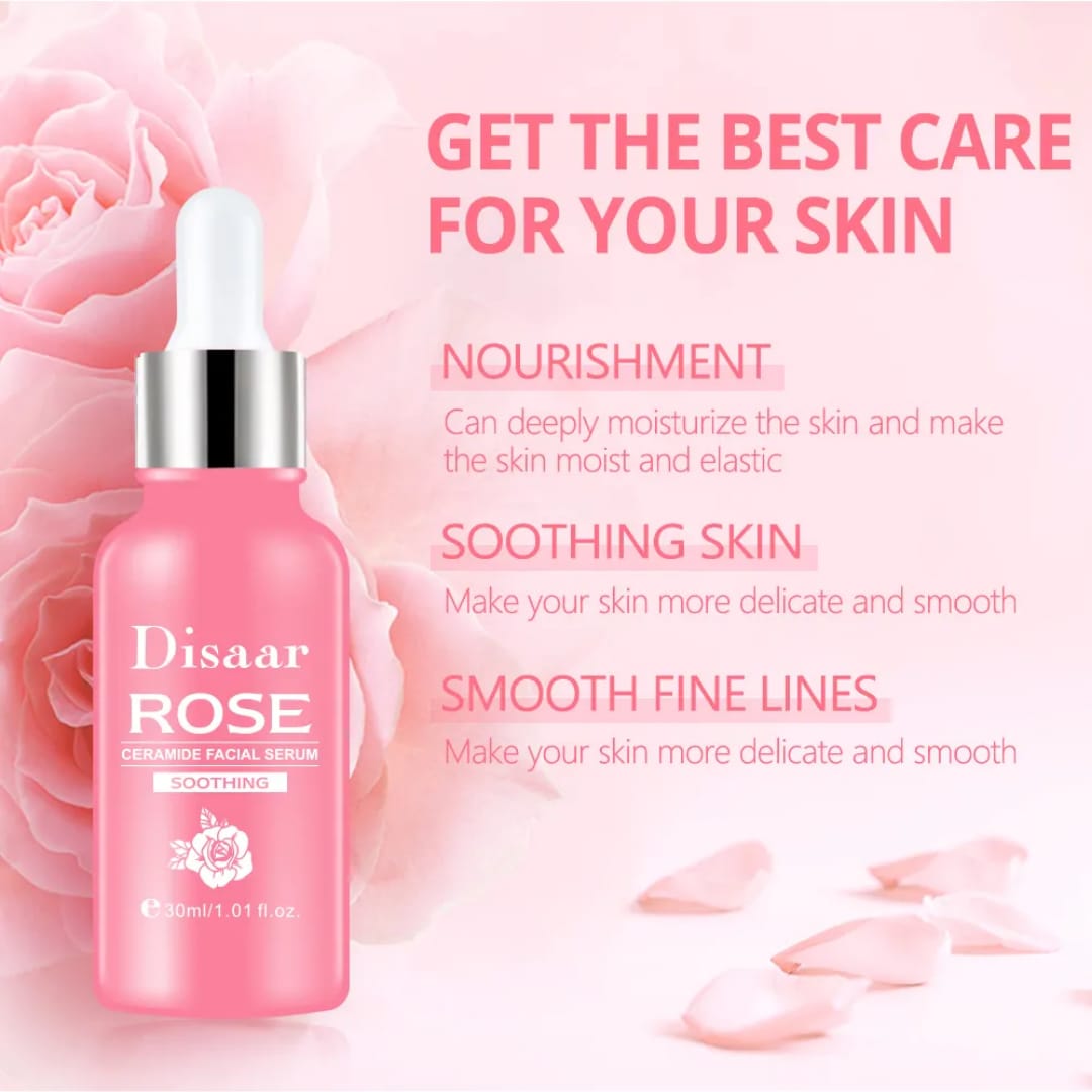Disaar Rose & Ceramide Soothing Face Serum victoriastore.com.pk