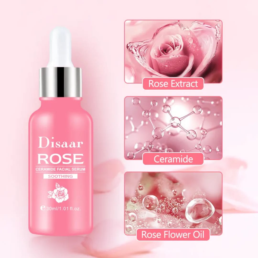 Disaar Rose & Ceramide Soothing Face Serum victoriastore.com.pk