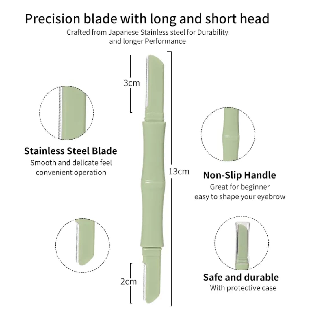 LMLTOP Double Head Eyebrow Trimmer SY362 Razor victoriastore.com.pk