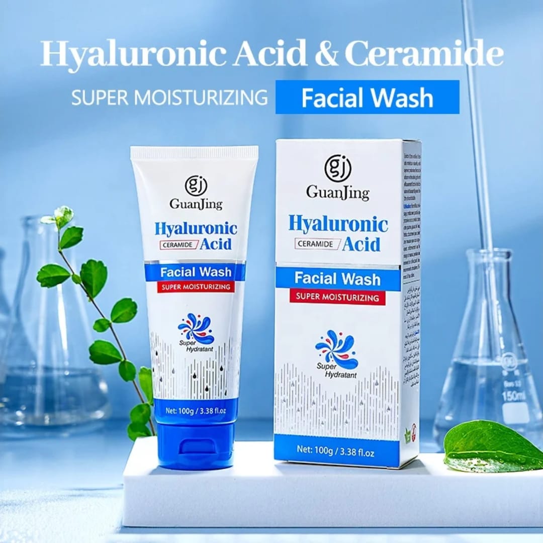 GuanJing Hyaluronic Acid Facial Wash with Ceramide victoriastore.com.pk
