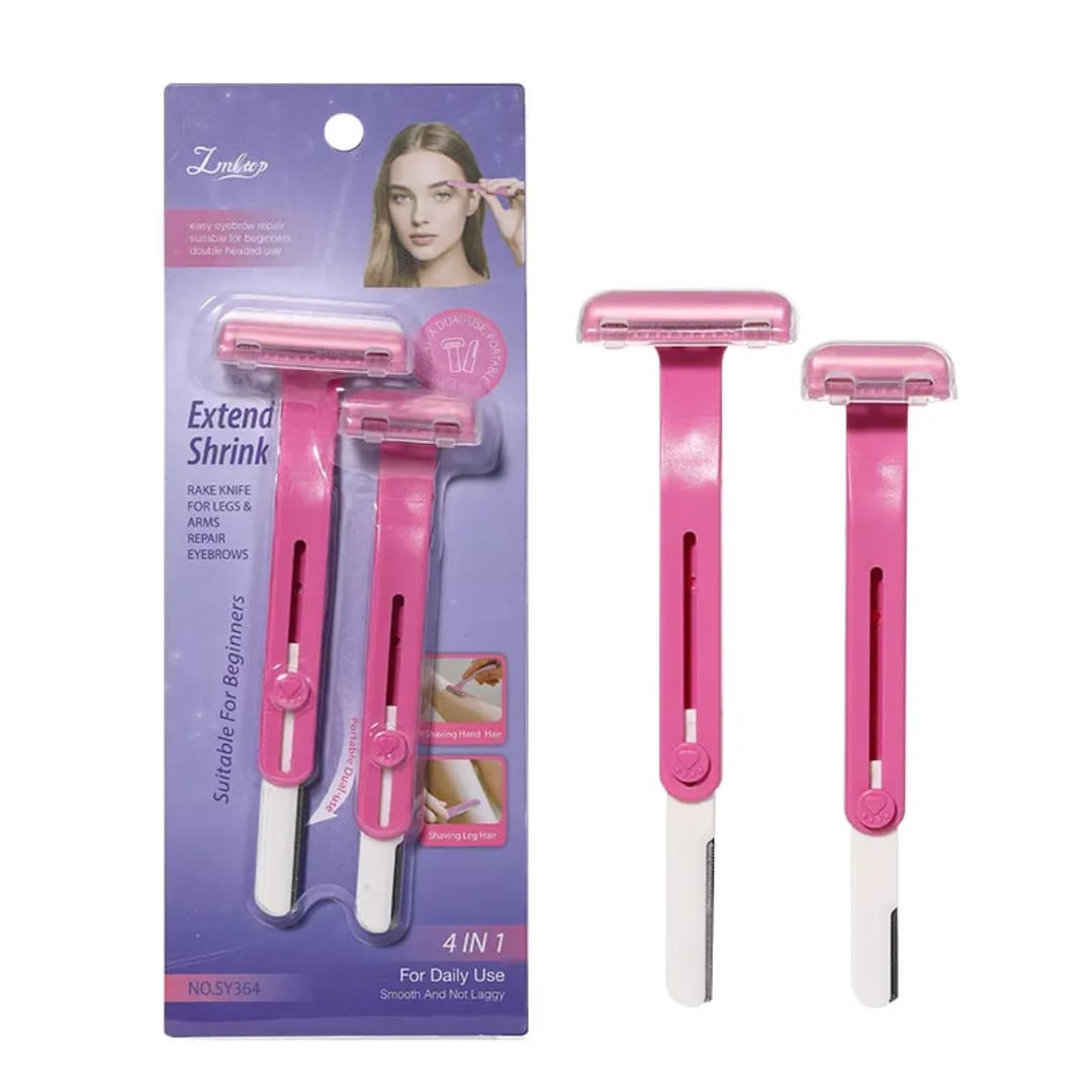 LMLTOP 2-in-1 Stretchable Eyebrow Razor SY364 victoriastore.com.pk