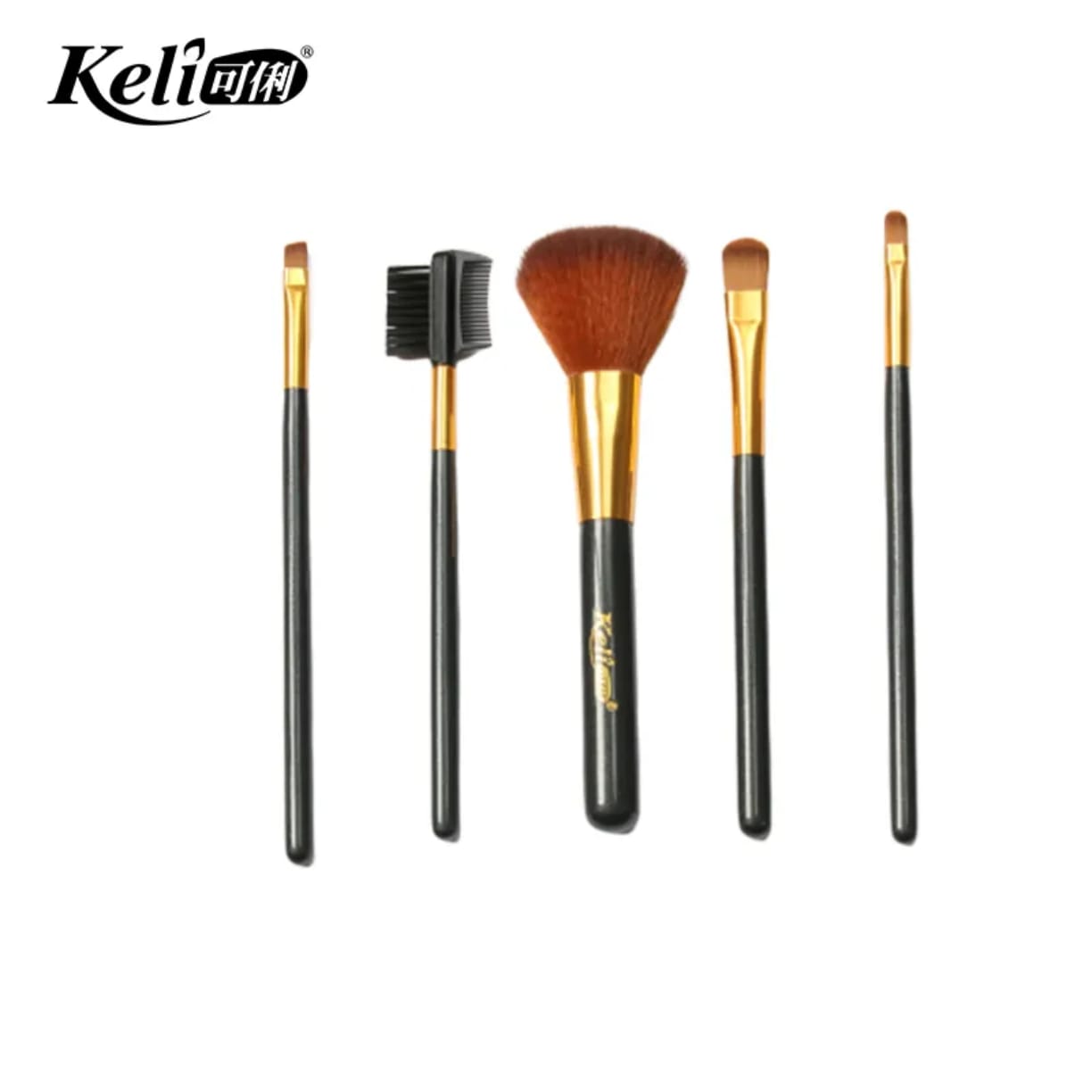 Keli Makeup Beauty Tools Brush 5pcs Set victoriastore.com.pk