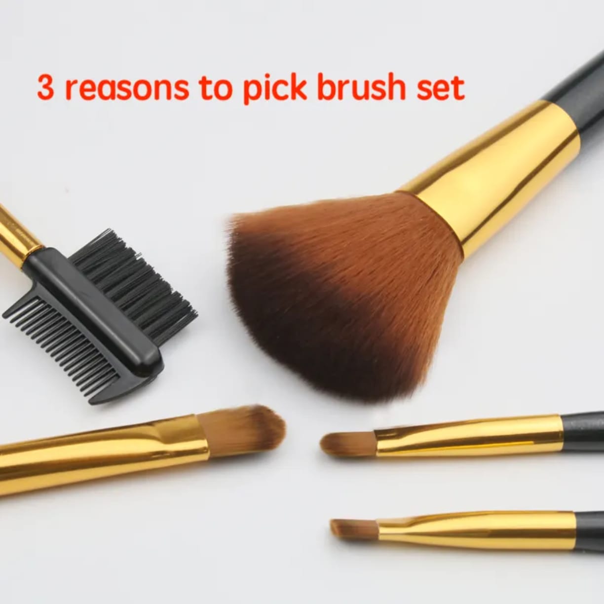 Keli Makeup Beauty Tools Brush 5pcs Set victoriastore.com.pk