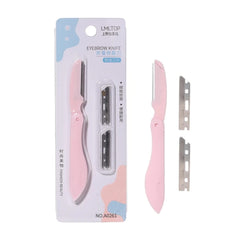 LMLTOP Foldable Eyebrow Razor Set A0261 (2+1 Blades) victoriastorecom.pk